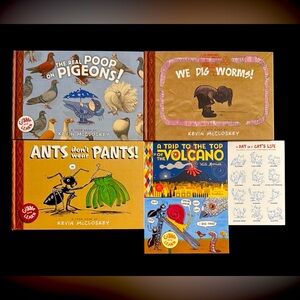 L1 Illustrated Books, Autographed by Kevin McCloskey + Postcards